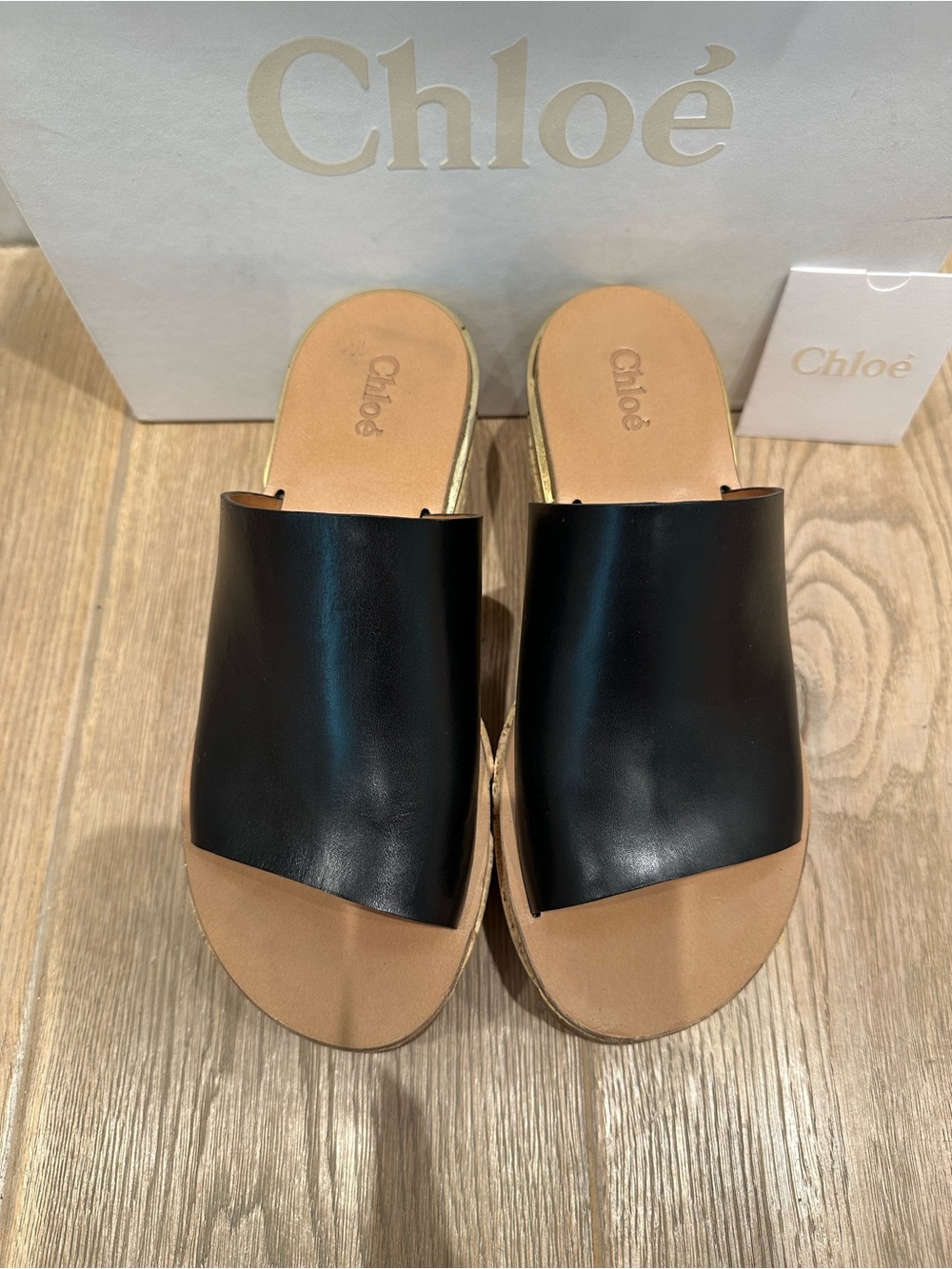 Chloe Cork Flatform - Picture 2 of 12